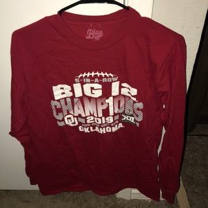 2019 Big 12 champions OU long sleeve t-shirt